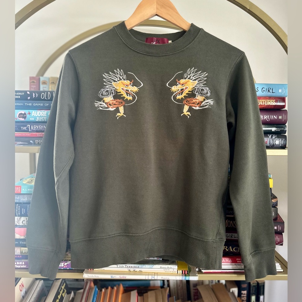 Avirex Japan Embroidered Dragon Tiger Sweatshirt 🐉🐅